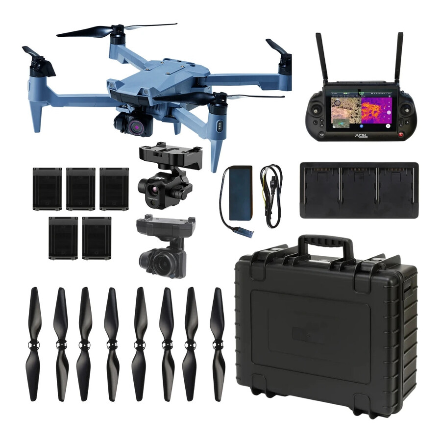 acsl soten thermal package with taiten smart controller samo payload