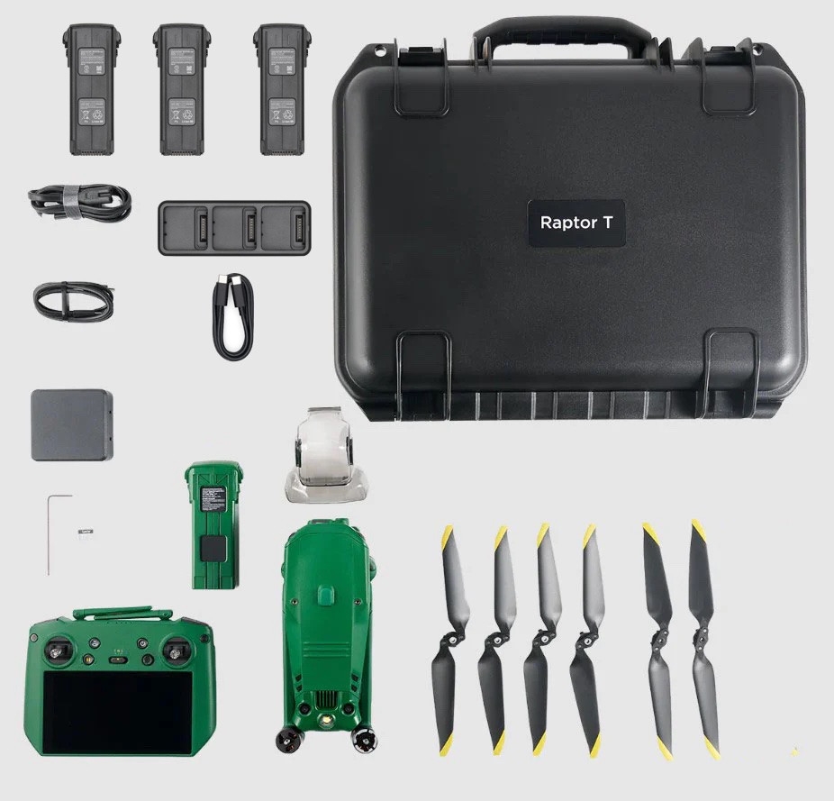 anzu raptor t thermal utility roof inspection combo by drone-works