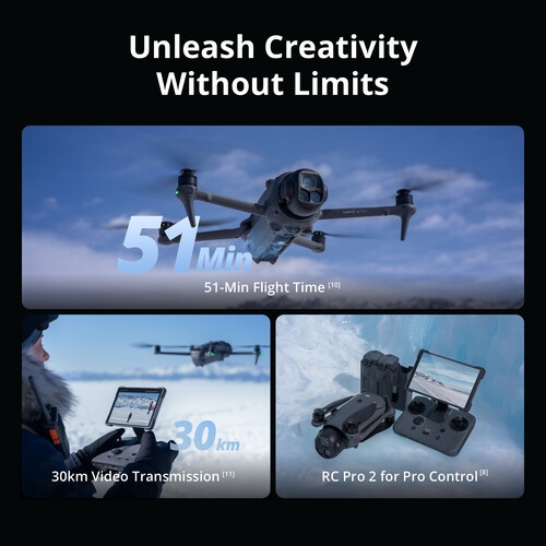 dji mavic 4 pro drone with 512gb creator combo