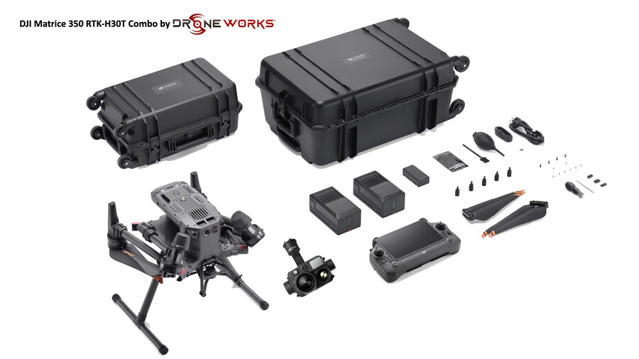 dji matrice 350 rtk-h30t combo by drone-works