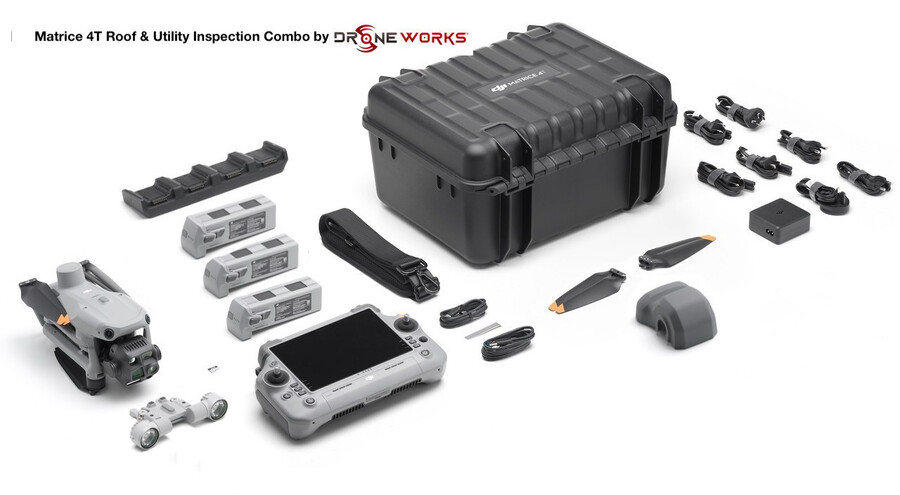 matrice 4t thermal pro roof inspection combo by drone-works