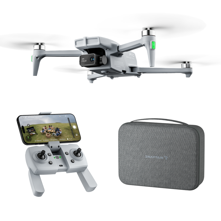 snaptain p10 gps beginner drone with 4k camera - snaptain