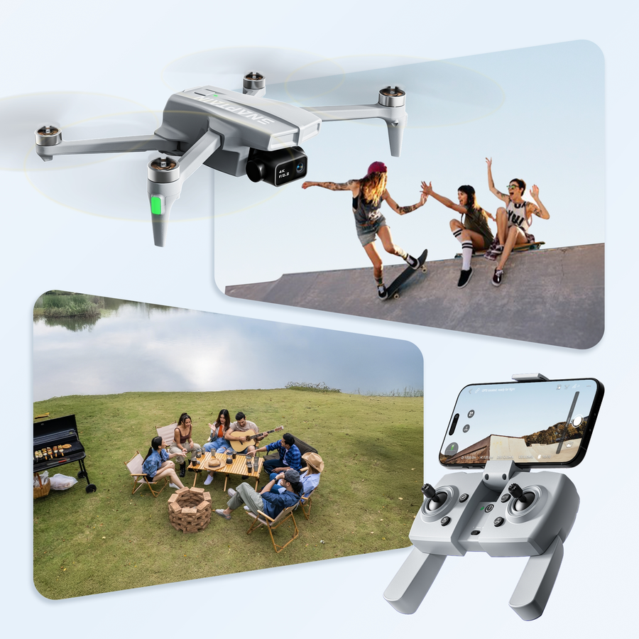 snaptain p10 gps beginner drone with 4k camera - snaptain